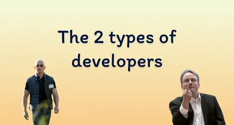 Title image of There are only 2 types of software developers