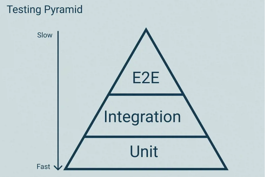 The software testing pyramid